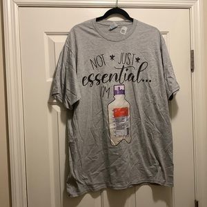 Gray Graphic Short Sleeve Tee